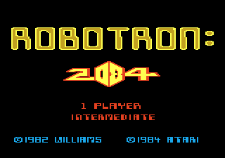 Robotron 2084 Title Screen